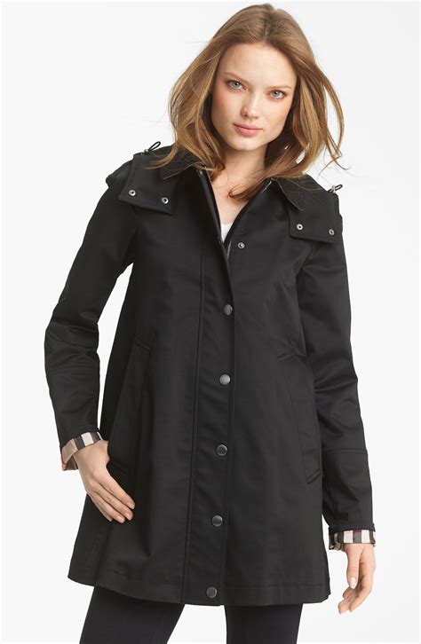 burberry brit womens jacket|burberry bowpark rain jacket.